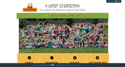 Desktop Screenshot of camphawkins.org